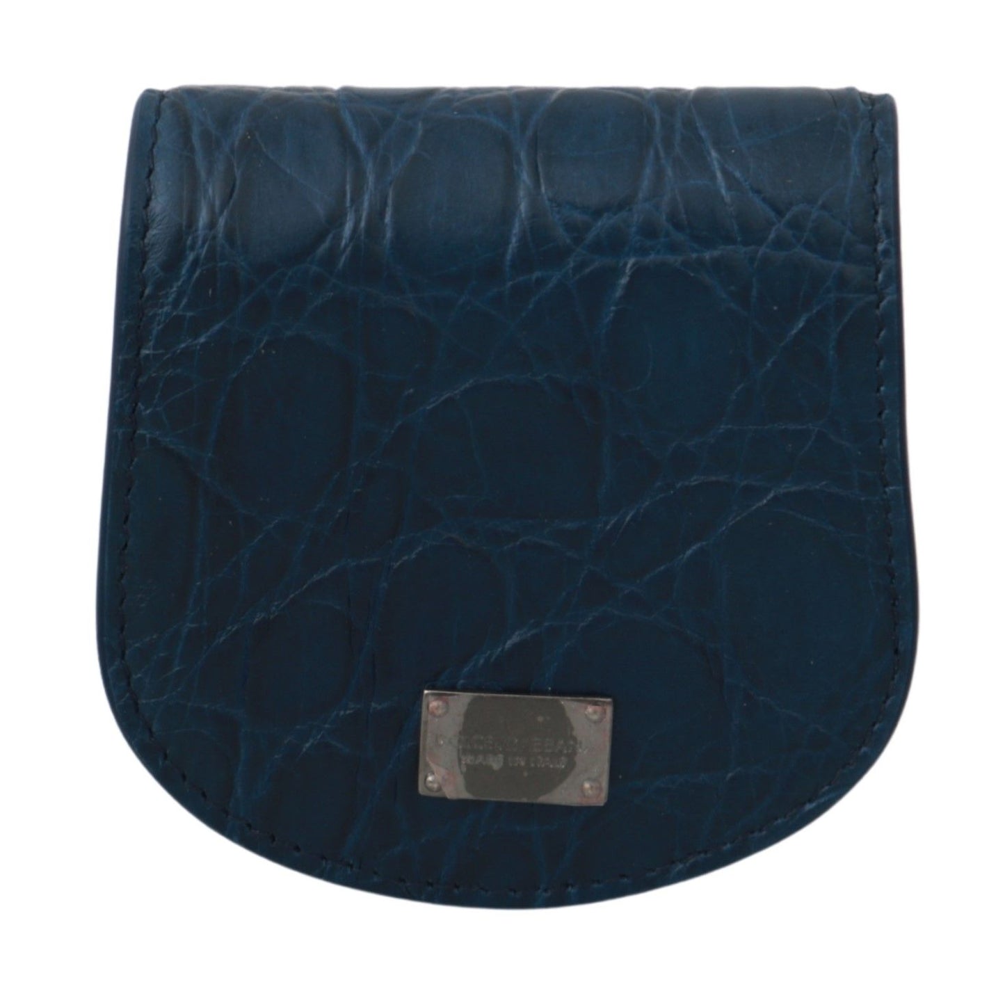 Dolce & Gabbana – Kondometui aus blauem Leder