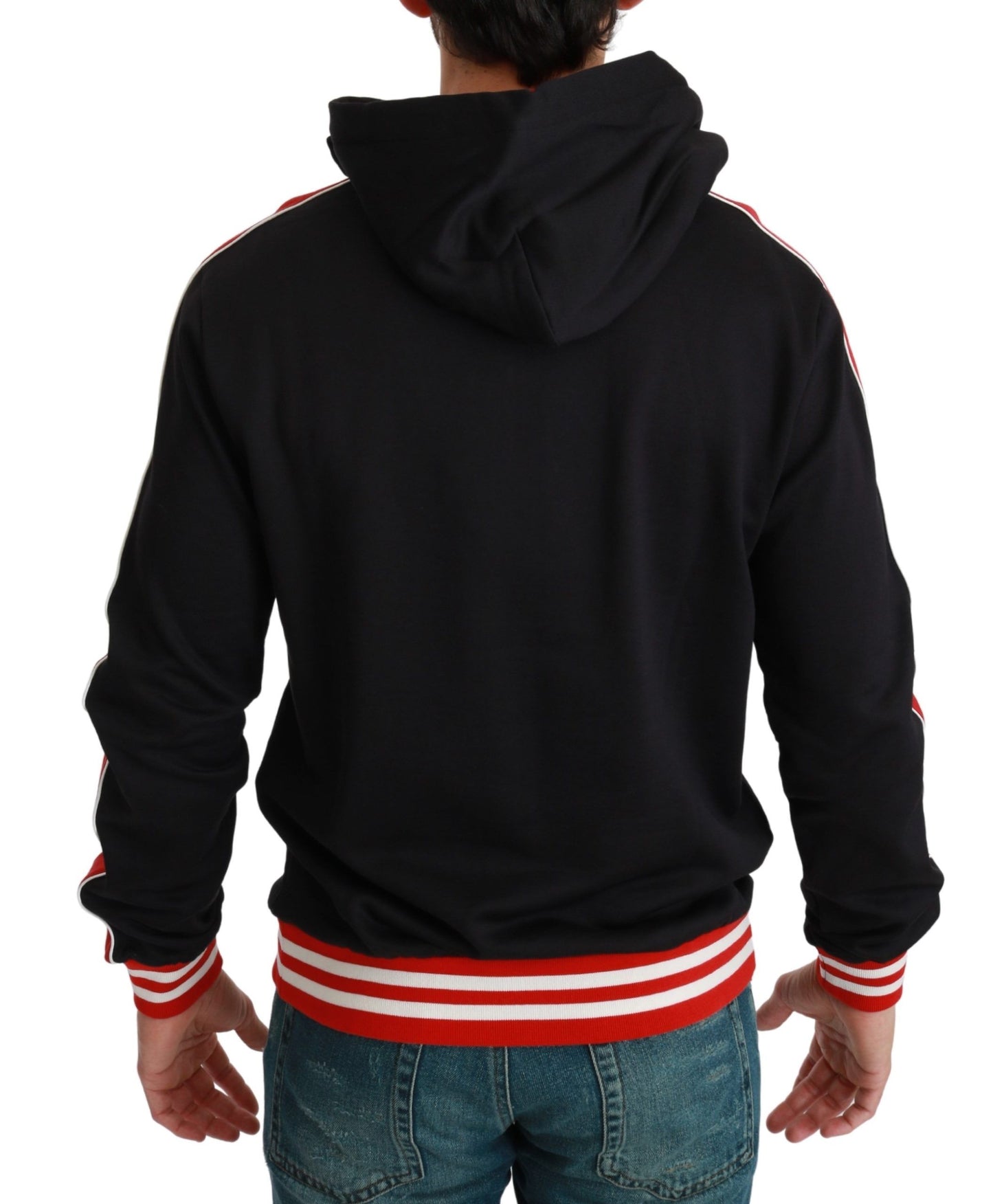 Dolce & Gabbana – Schwarzer Kapuzenpullover „Schwein des Jahres“
