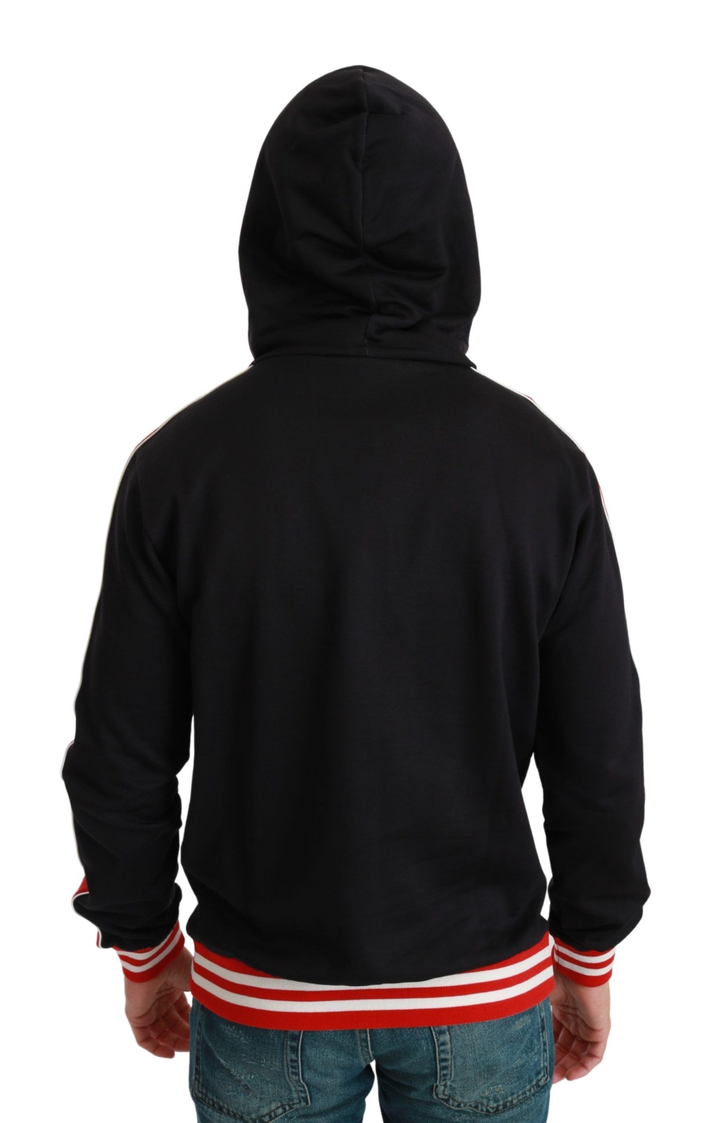 Dolce & Gabbana – Schwarzer Kapuzenpullover „Schwein des Jahres“