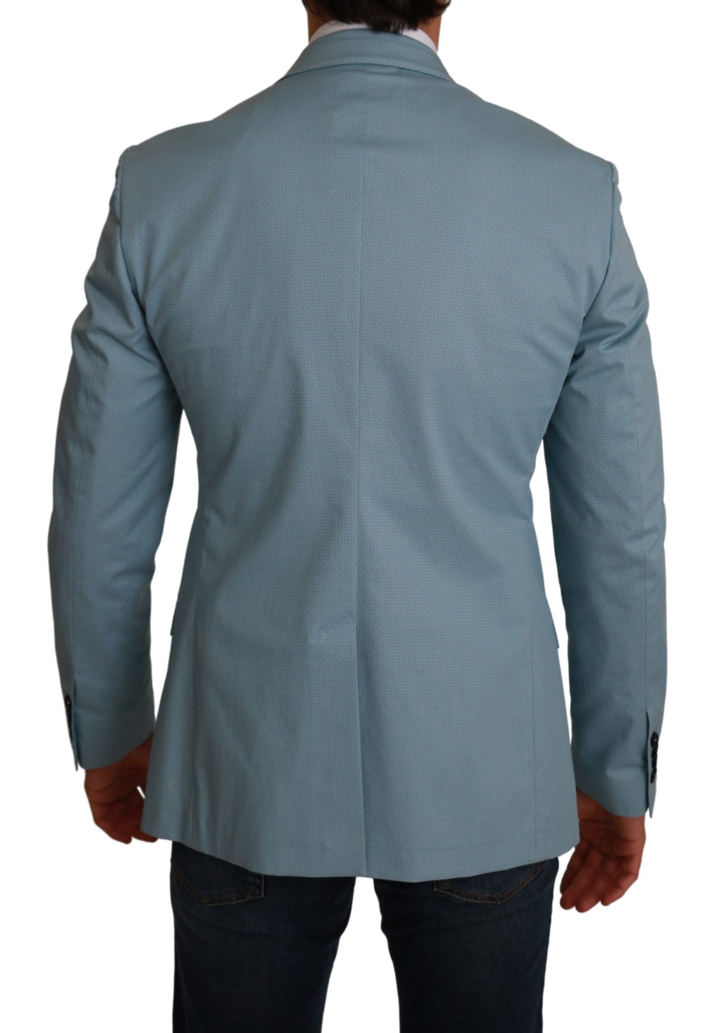 Dolce & Gabbana Blaue Slim Fit Manteljacke MARTINI Blazer