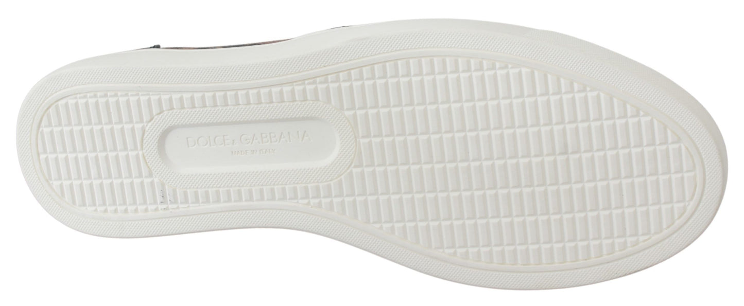 Dolce & Gabbana Leder Leopard #dgfamily Loafer Schuhe