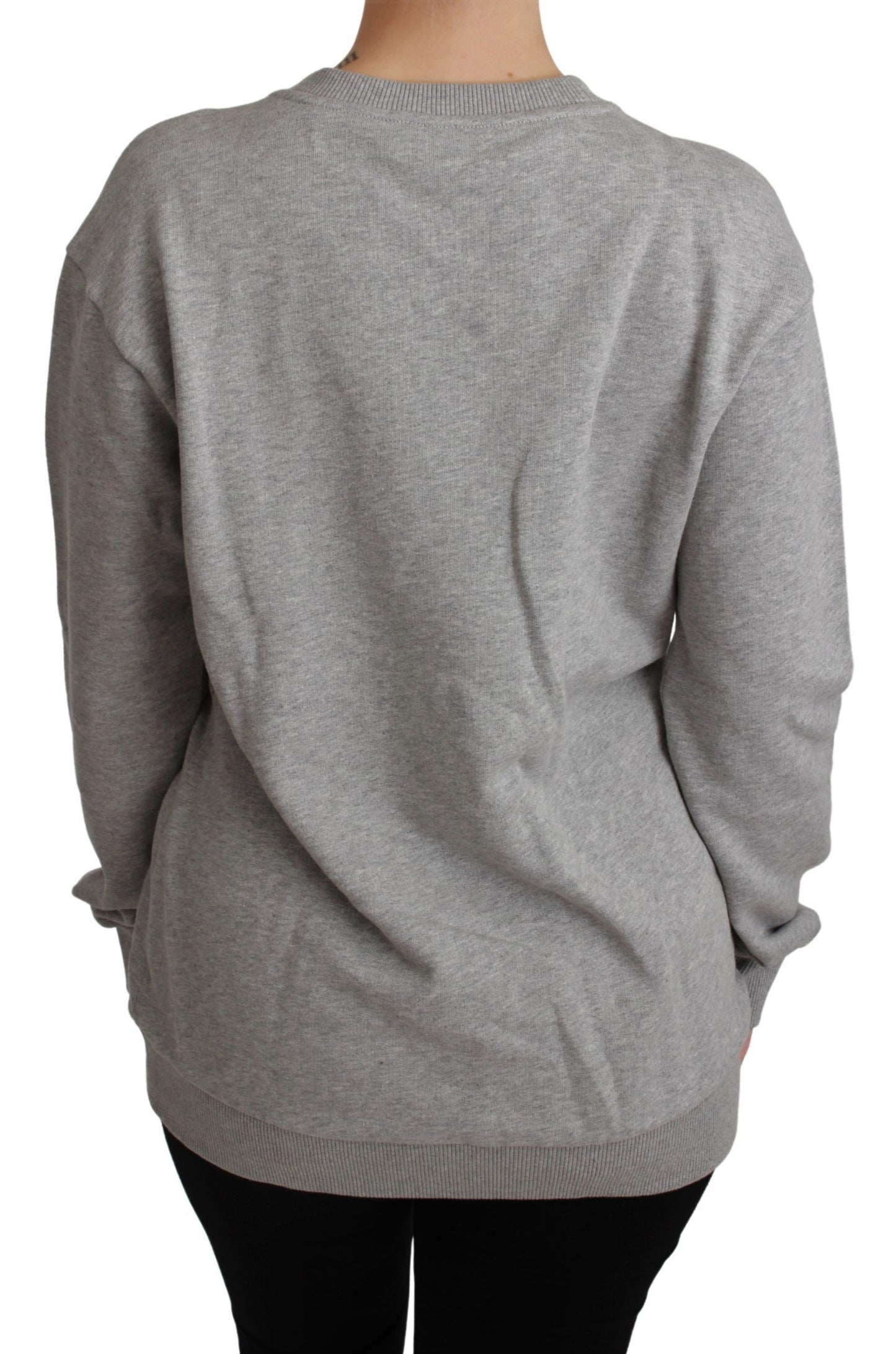 Dolce & Gabbana Grauer #dgfamily Baumwollpullover