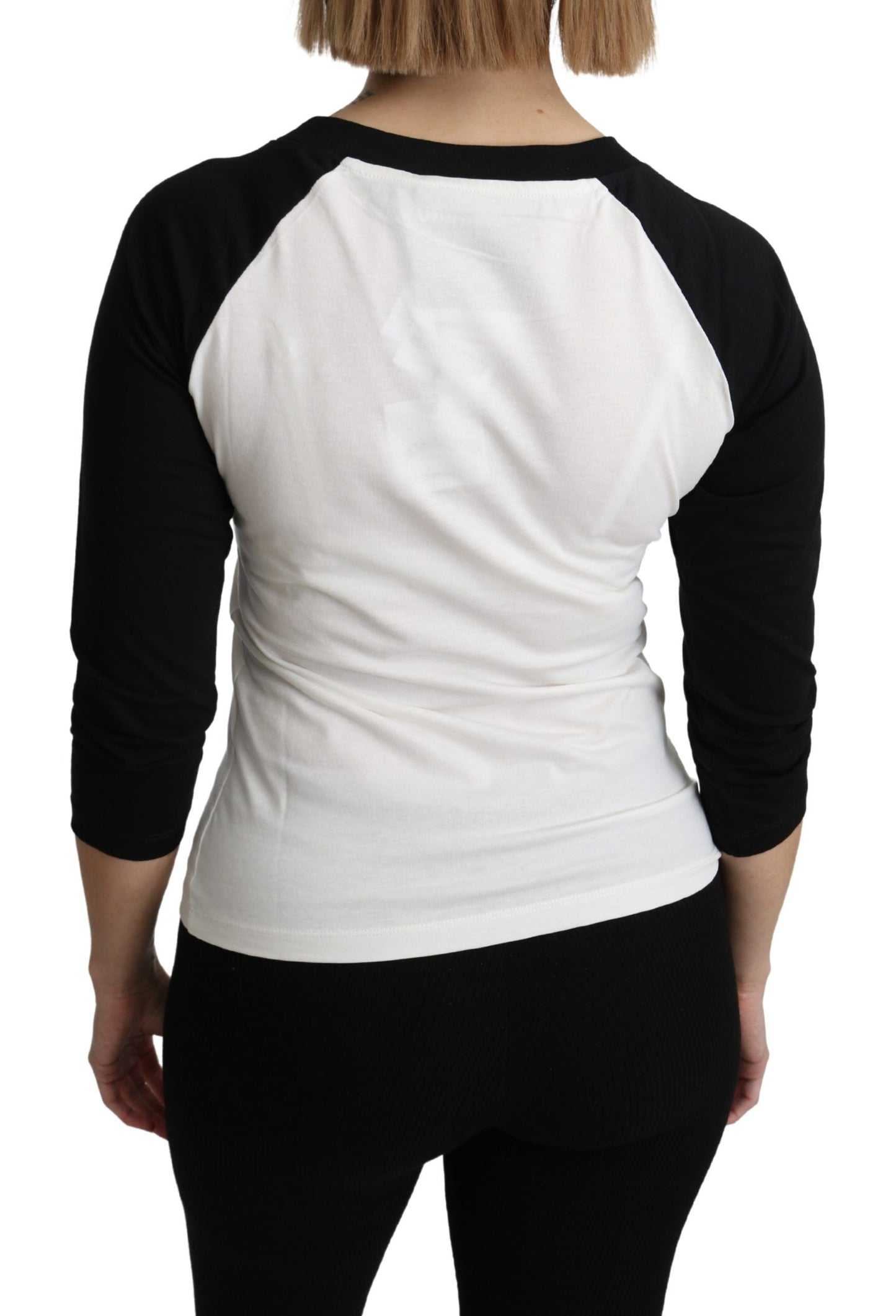 Moschino Weißes Baumwoll-T-Shirt Mein kleines Pony Top T-Shirt