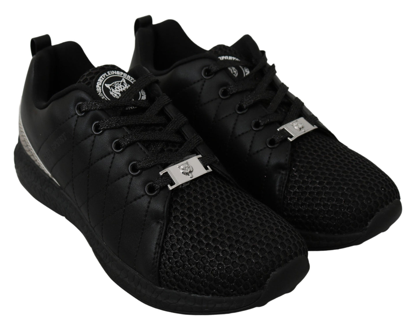 Philipp Plein – Schwarze, lässige Lauf-Sneakers
