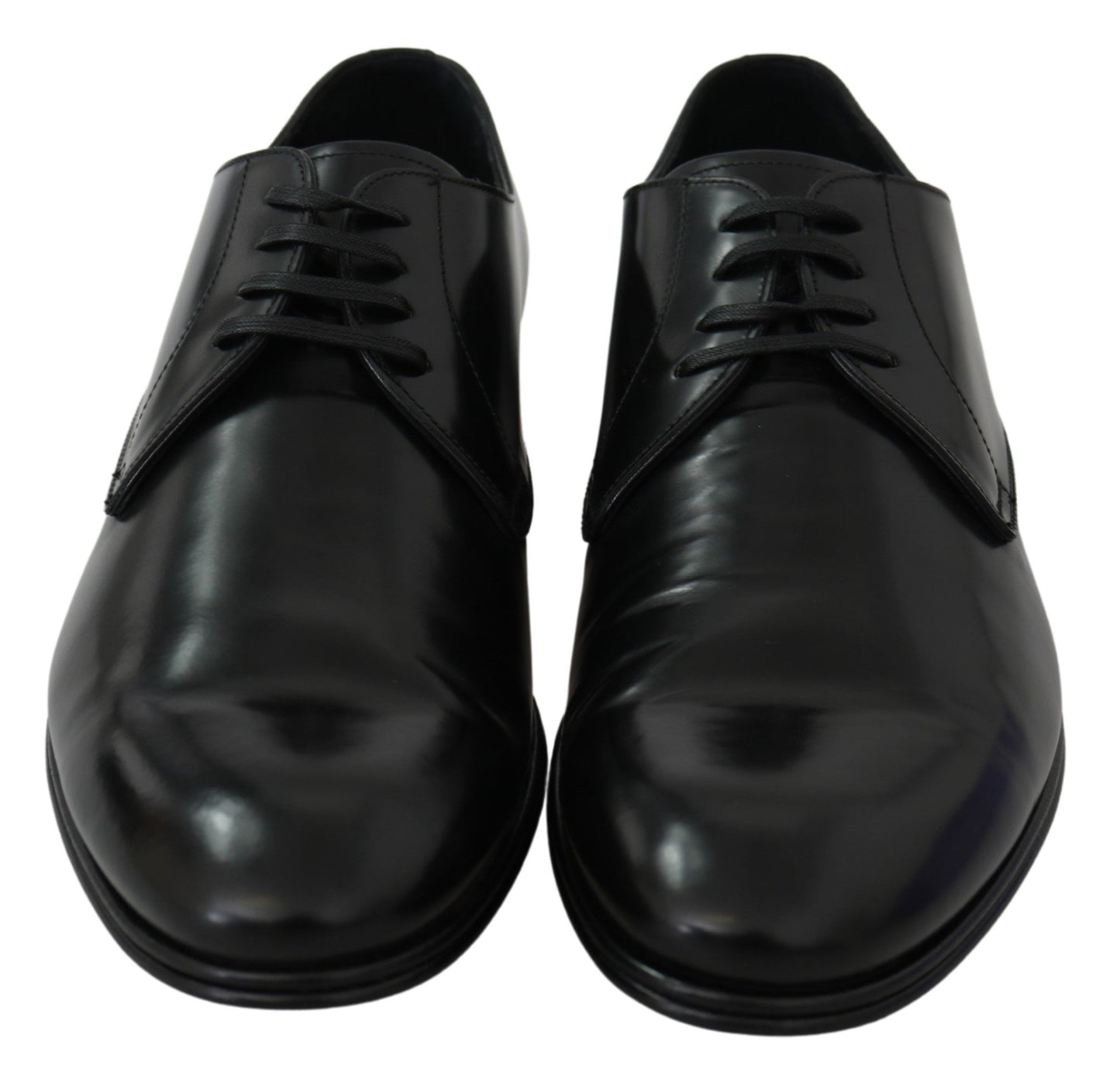 Dolce & Gabbana – Derby Napoli – Formelle Schuhe aus schwarzem Leder