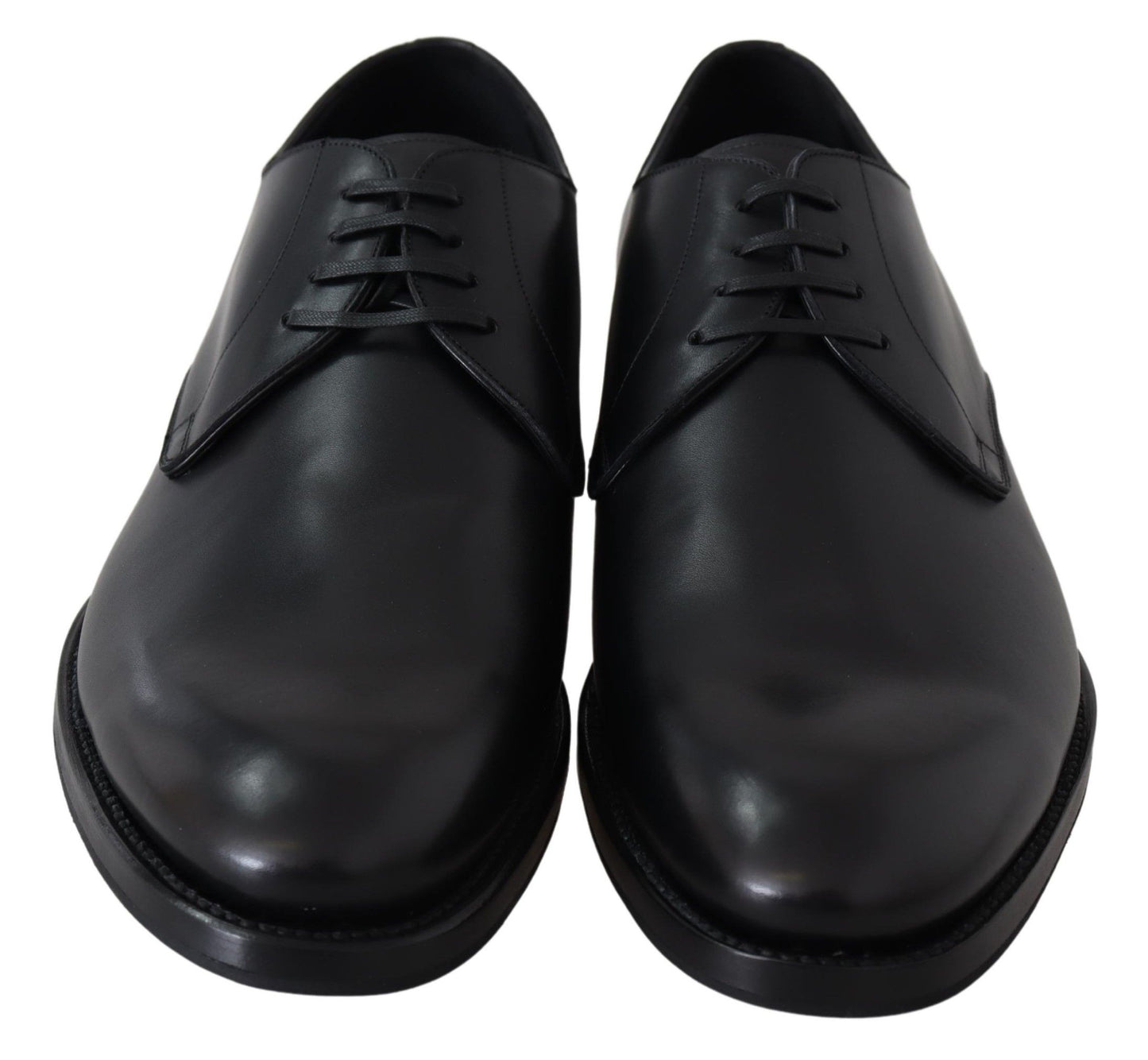 Dolce & Gabbana SARTORIA Handgefertigte Schuhe aus schwarzem Leder