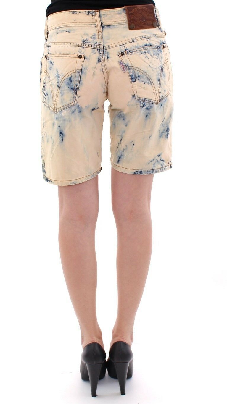 Dolce & Gabbana Blaue Jeans-Shorts aus gewaschener Baumwolle