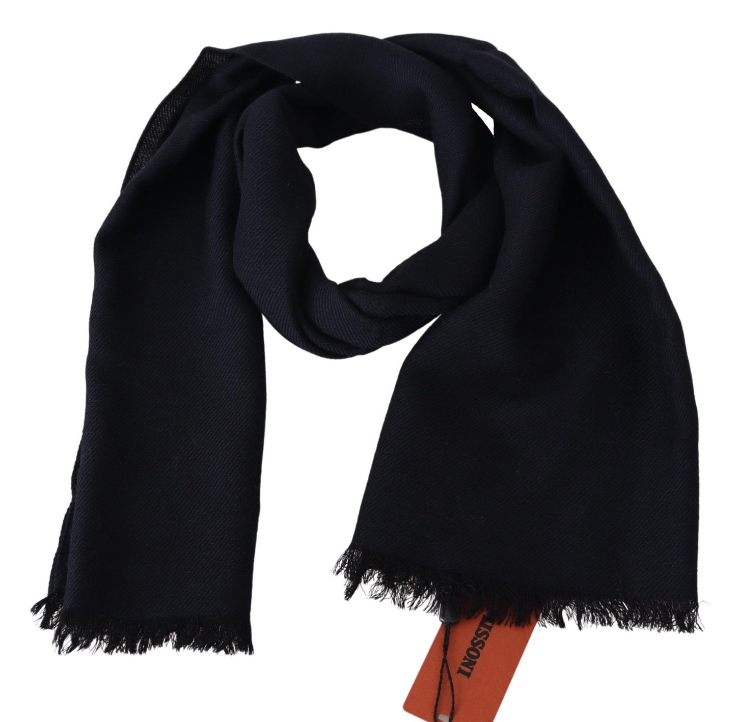 Missoni Schwarzer Unisex-Halswickelschal aus 100 % Wollstrick