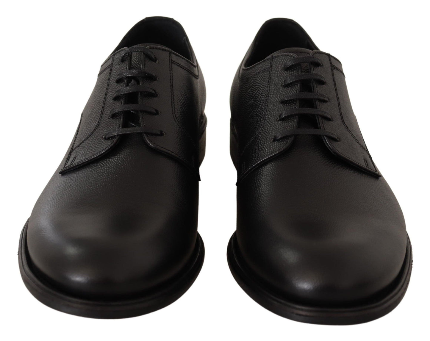 Dolce & Gabbana – Formelle Derby-Schuhe aus schwarzem Leder für Herren