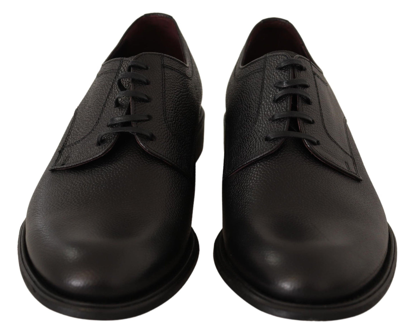 Dolce & Gabbana – Formelle Derby-Schuhe aus schwarzem Leder für Herren