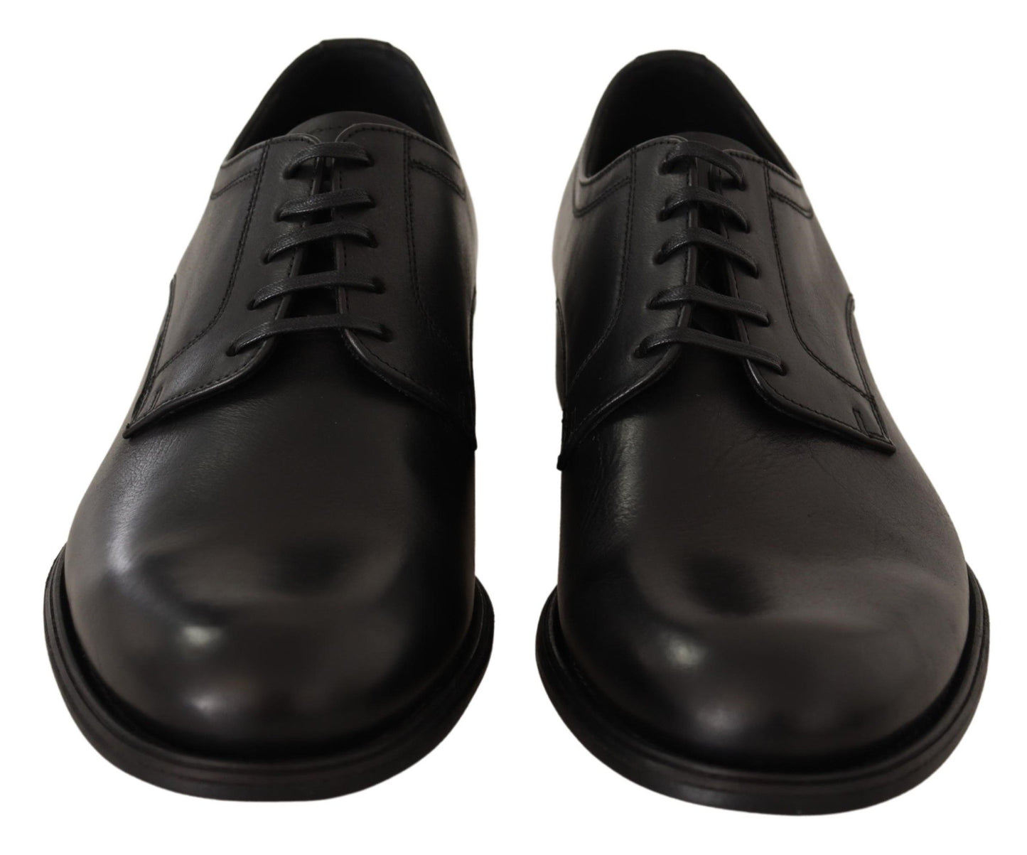 Dolce & Gabbana – Formelle Derby-Schuhe aus schwarzem Leder für Herren