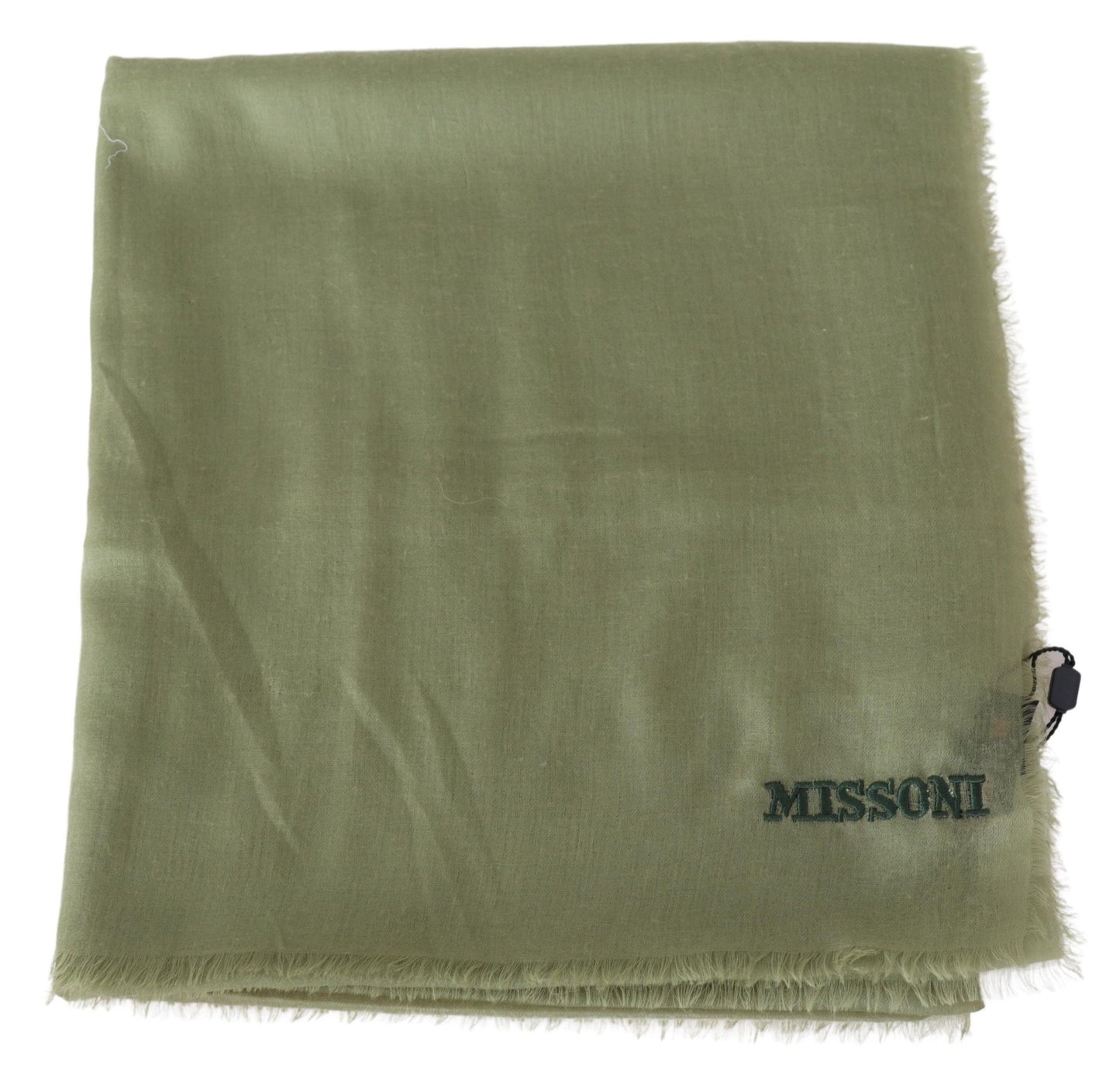 Missoni Grüner Kaschmir Unisex Halswickelschal
