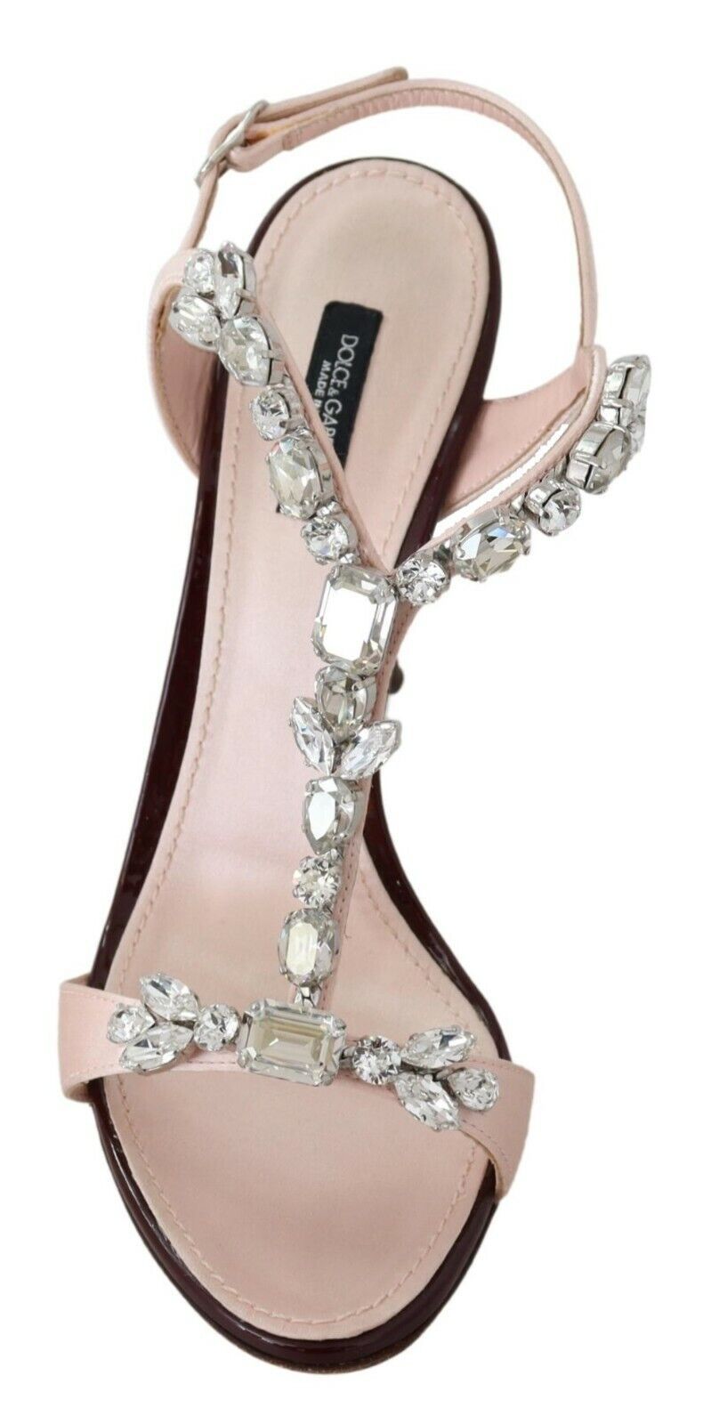 Dolce & Gabbana – Keira – Sandalen mit rosa Kristallabsatz