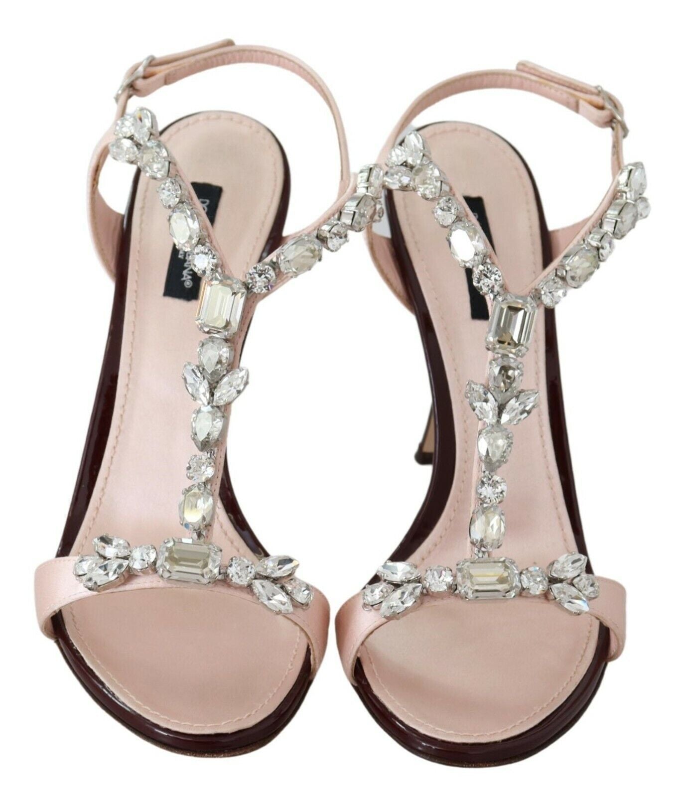 Dolce & Gabbana – Keira – Sandalen mit rosa Kristallabsatz