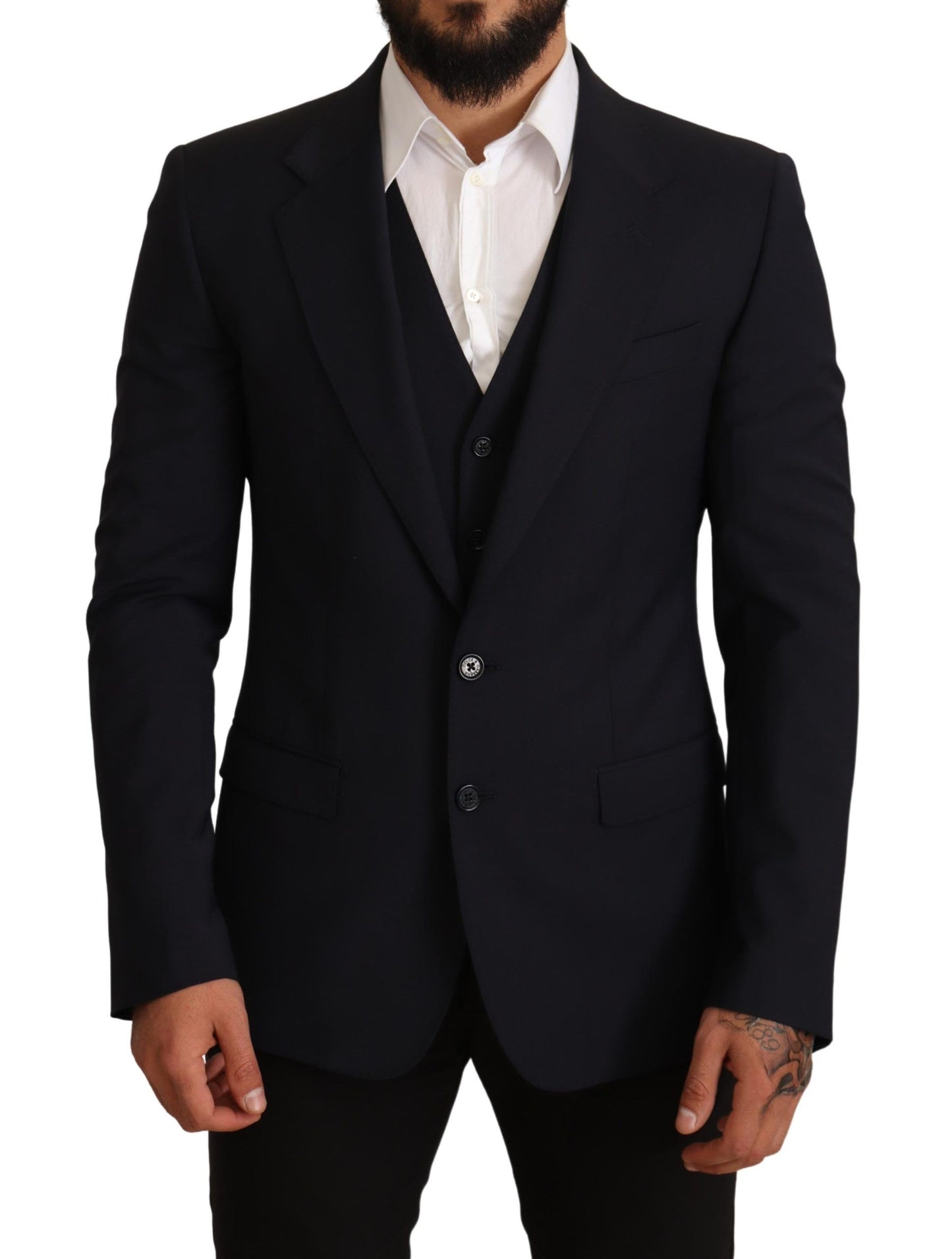 Dolce & Gabbana – Blaue 2-teilige MARTINI-Blazer-Anzugjacke
