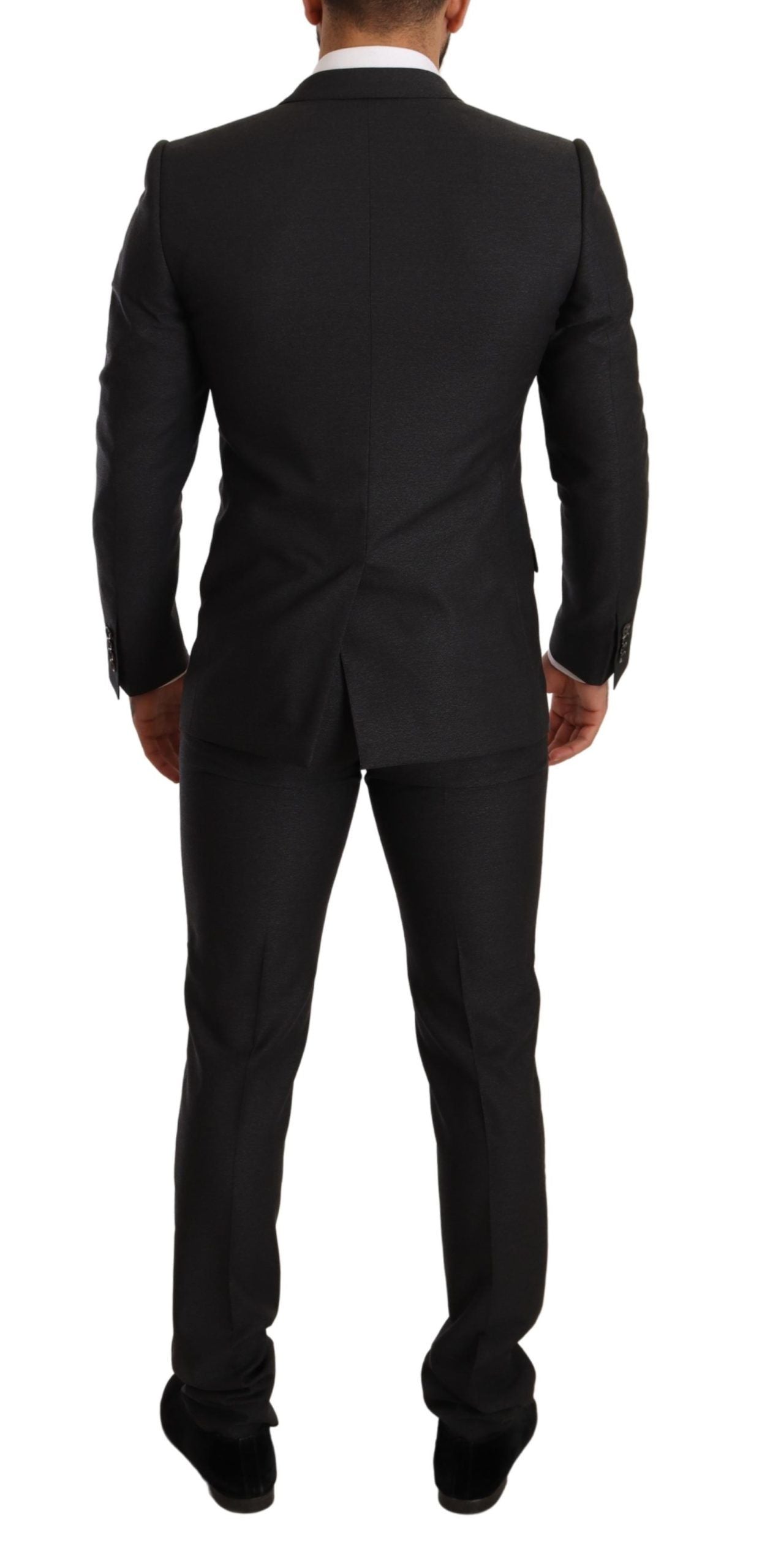 Dolce & Gabbana – Schmal geschnittener MARTINI-Anzug aus grauer Wolle