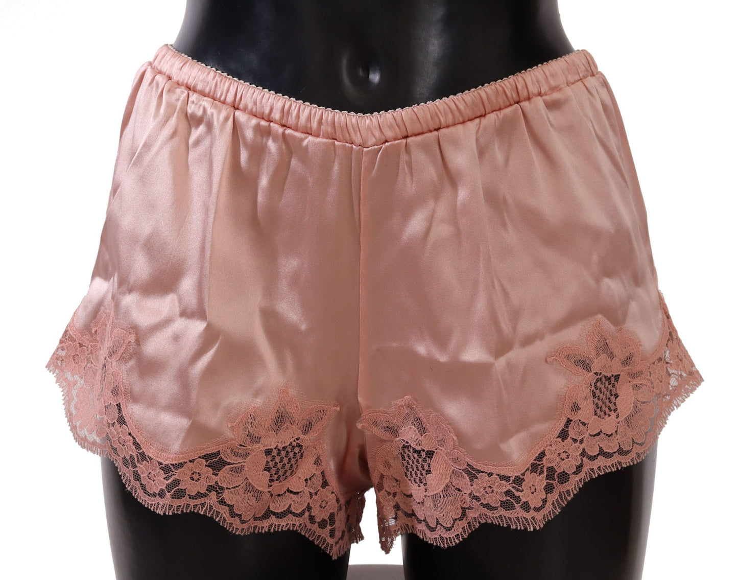 Dolce & Gabbana Dessous-Unterwäsche aus rosa Blumenspitze