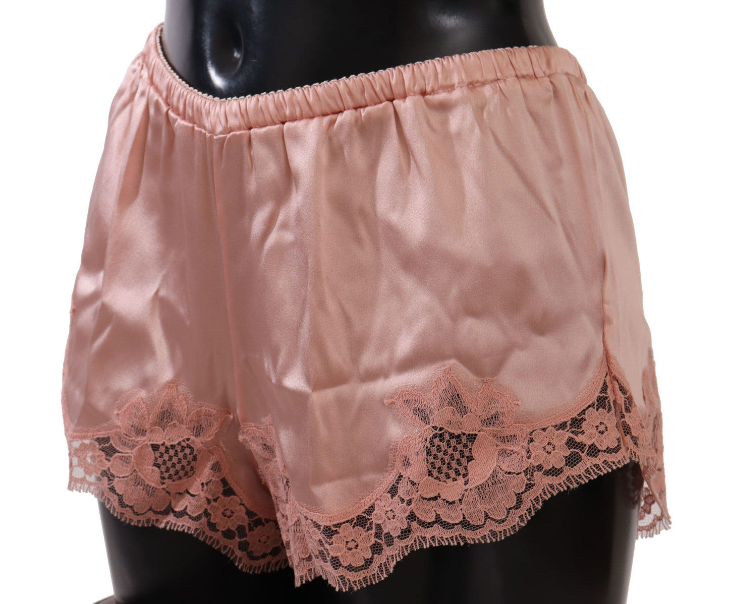 Dolce & Gabbana Dessous-Unterwäsche aus rosa Blumenspitze