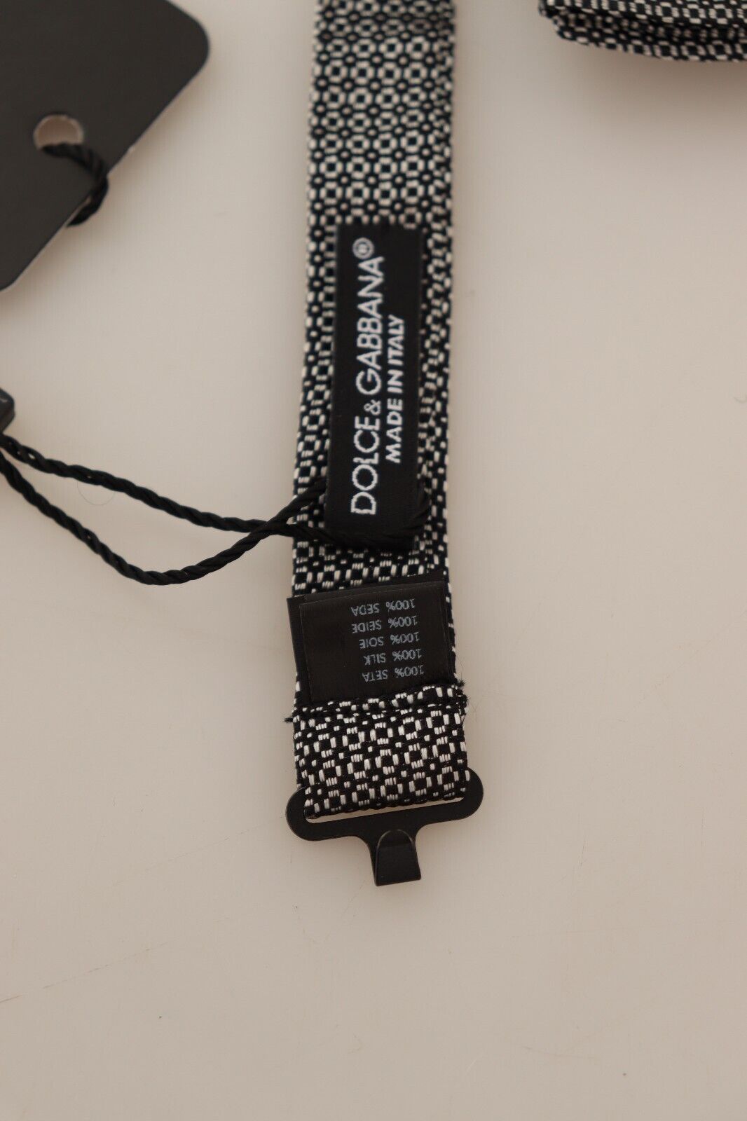 Dolce & Gabbana – Mehrfarbig gemusterte, verstellbare Papillon-Fliege