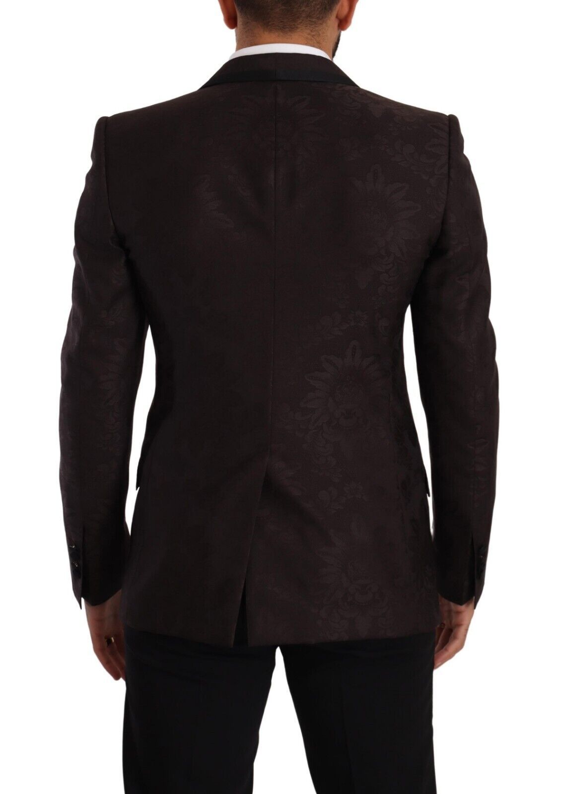 Dolce & Gabbana Lila Jacquard Einreihiger SICILIA Blazer