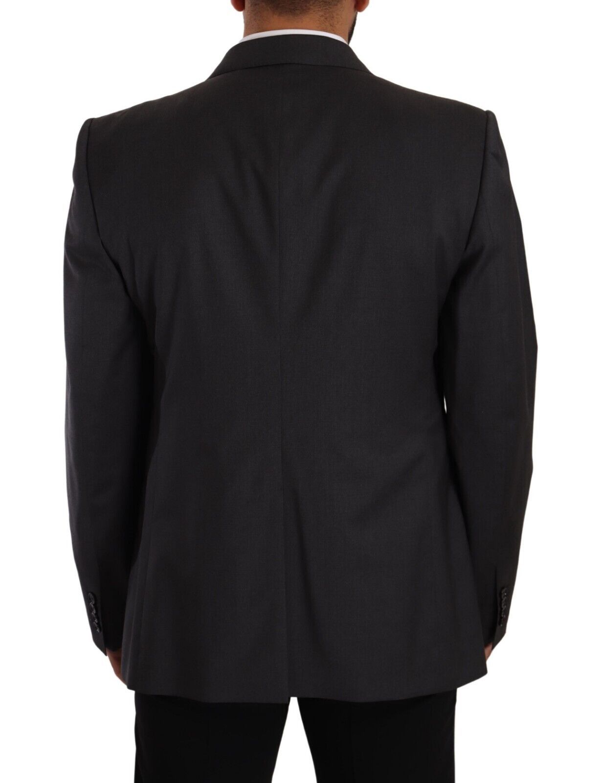Dolce & Gabbana Grauer zweireihiger 2-teiliger SICILIA-Blazer