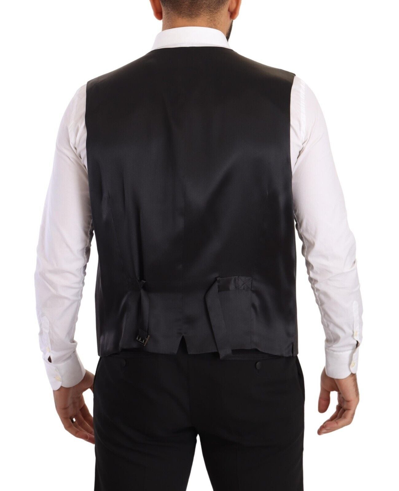 Dolce & Gabbana Grauer zweireihiger 2-teiliger SICILIA-Blazer