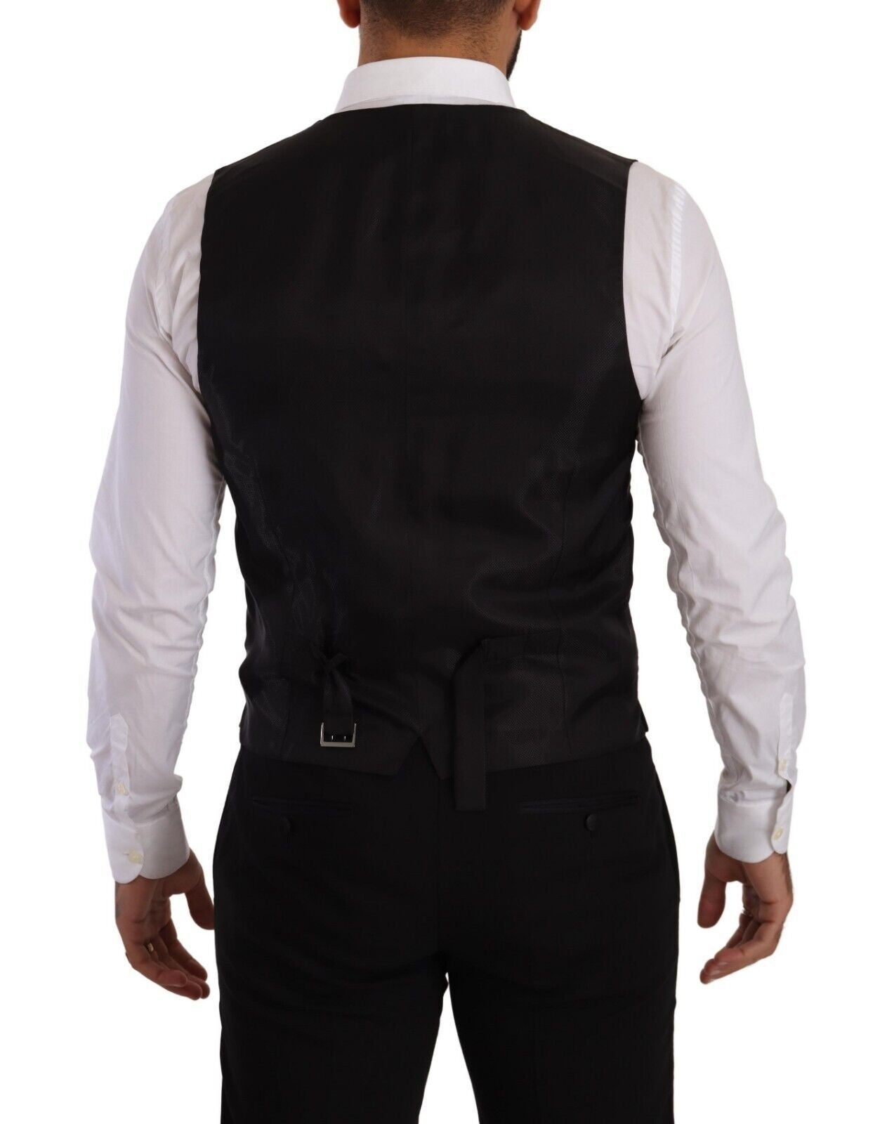 Dolce & Gabbana – Schwarzer, schmal geschnittener, zweiteiliger SICILIA-Blazer