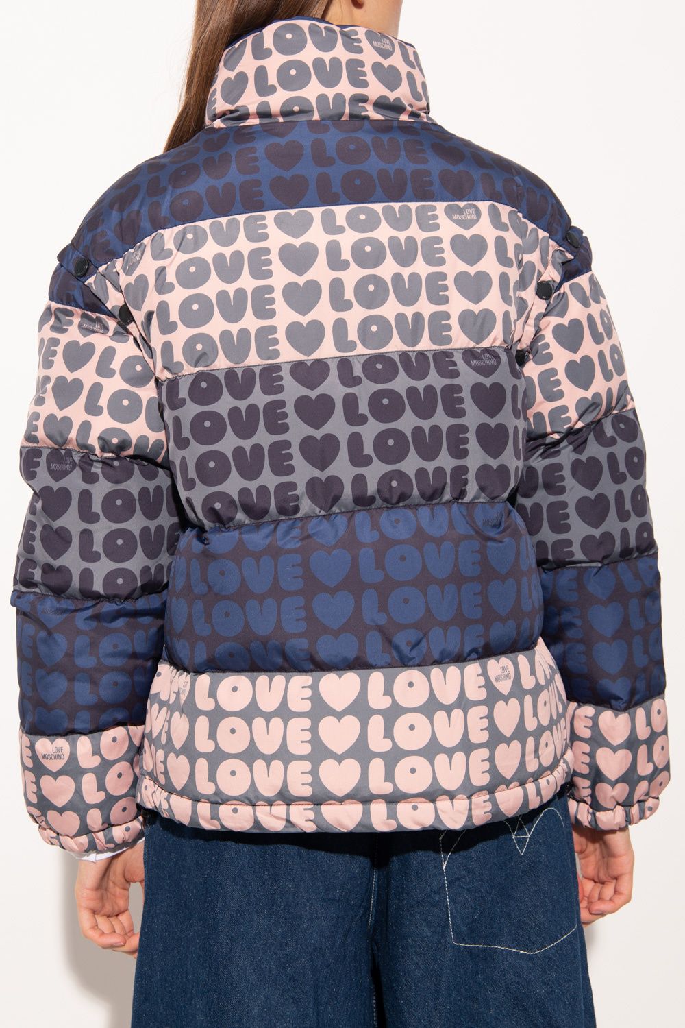 Love Moschino Mehrfarbige Polyester-Damenjacke