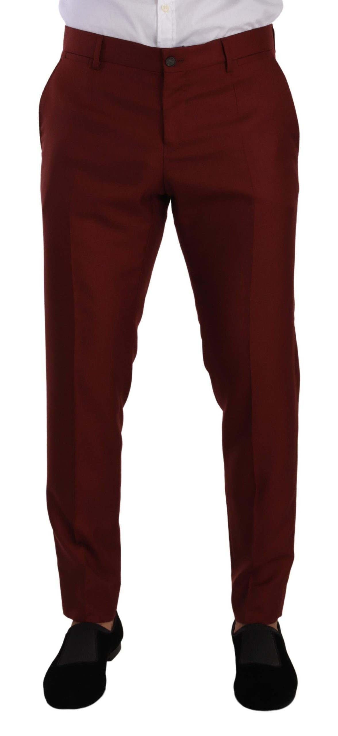 Dolce & Gabbana Rote Kaschmir-Seiden-Kleider für Herren