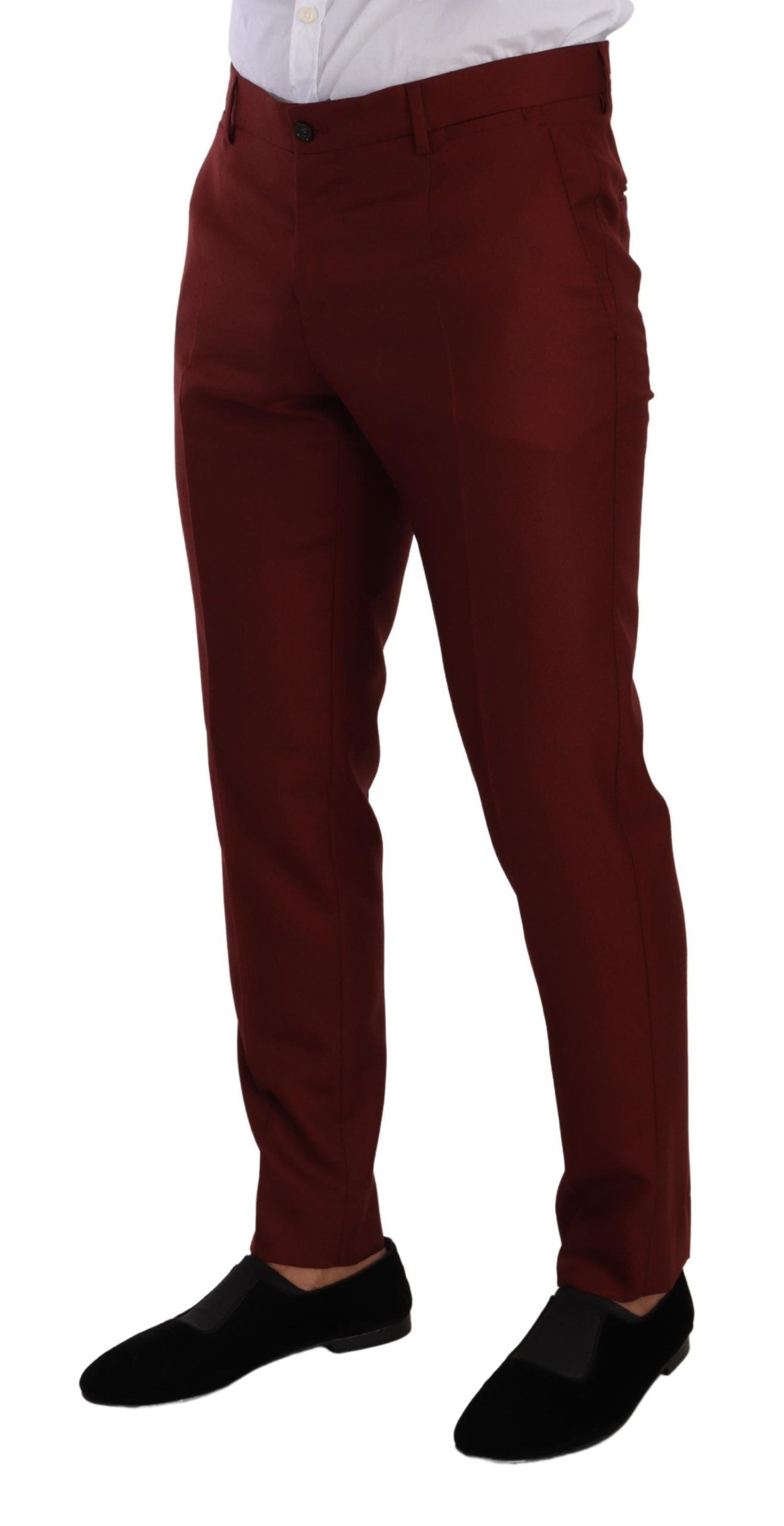 Dolce & Gabbana Rote Kaschmir-Seiden-Kleider für Herren