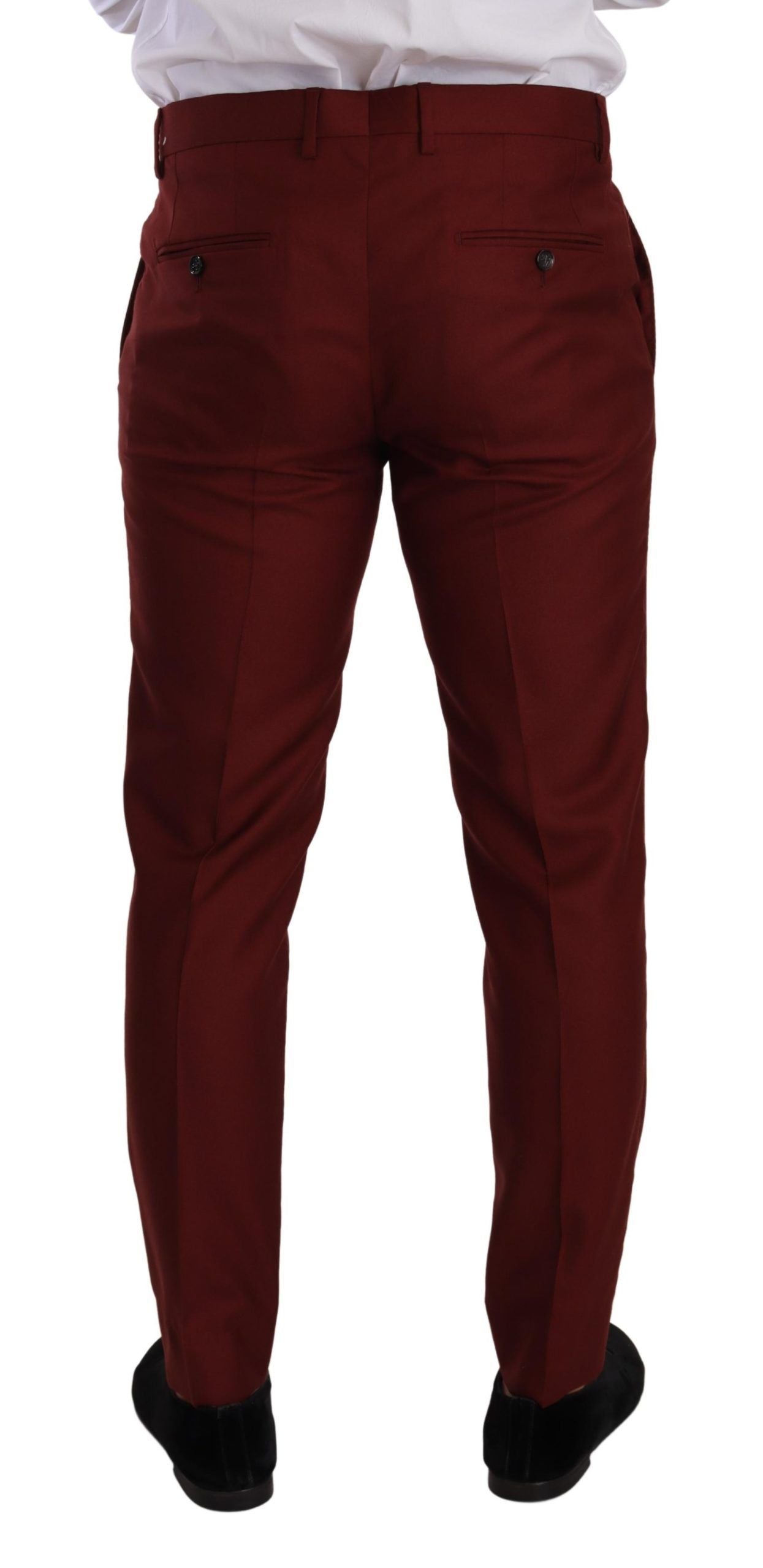 Dolce & Gabbana Rote Kaschmir-Seiden-Kleider für Herren