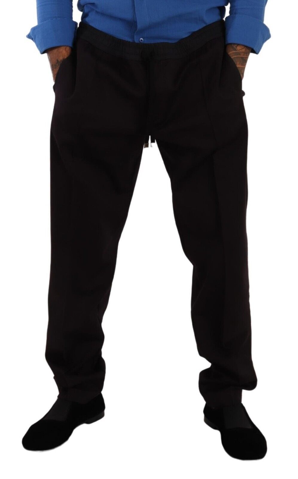Dolce & Gabbana Bordeaux Baumwolle Herren Skinny Hose