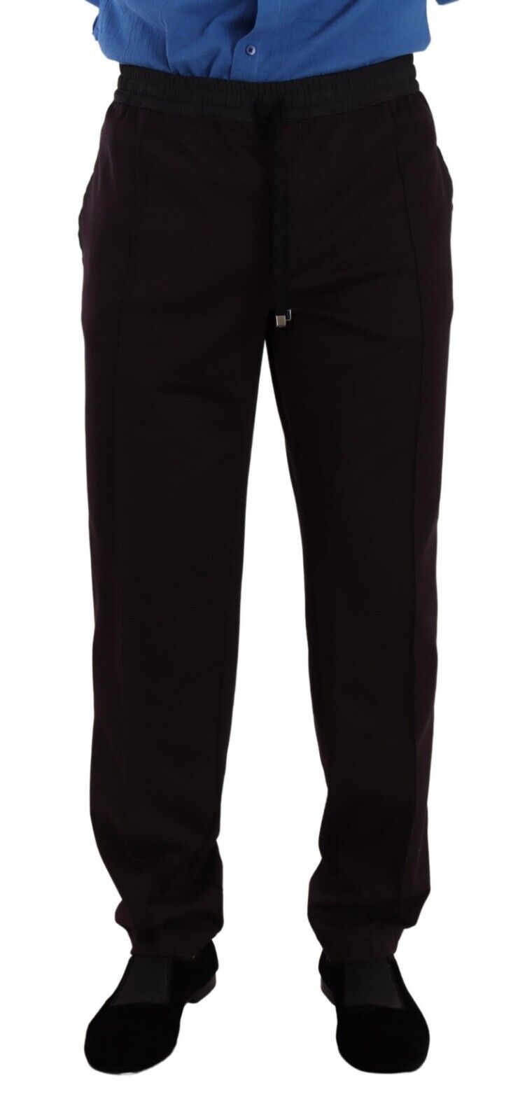 Dolce & Gabbana Bordeaux Baumwolle Herren Skinny Hose