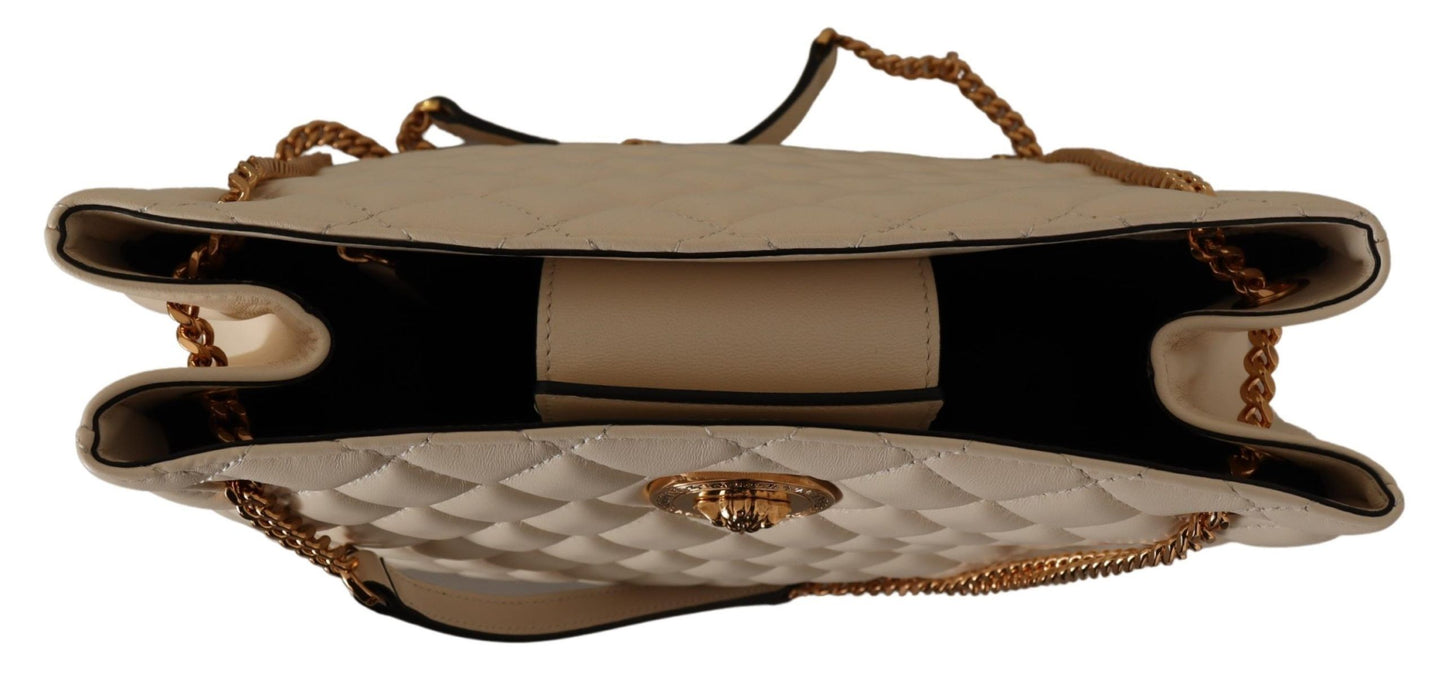 Versace Elegante gesteppte Tragetasche aus Nappaleder