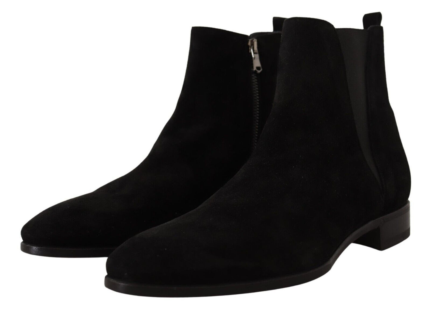 Dolce & Gabbana Chelsea-Stiefel aus schwarzem Wildleder für Herren
