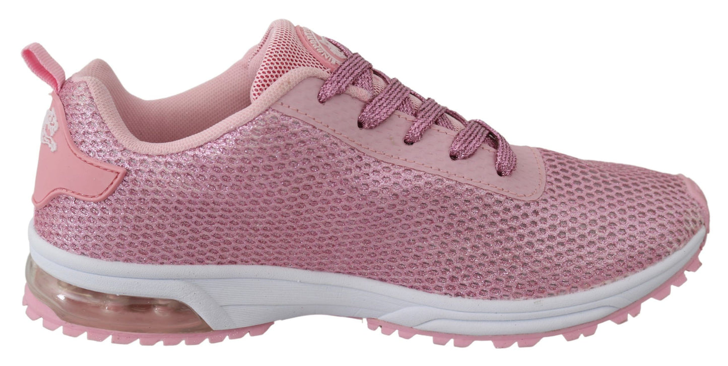 Plein Sport Chic Puderrosa High-Craft-Sneaker