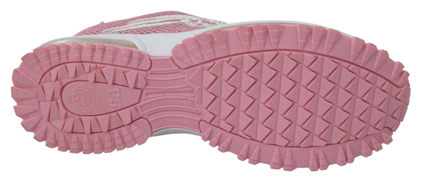 Plein Sport Chic Puderrosa High-Craft-Sneaker
