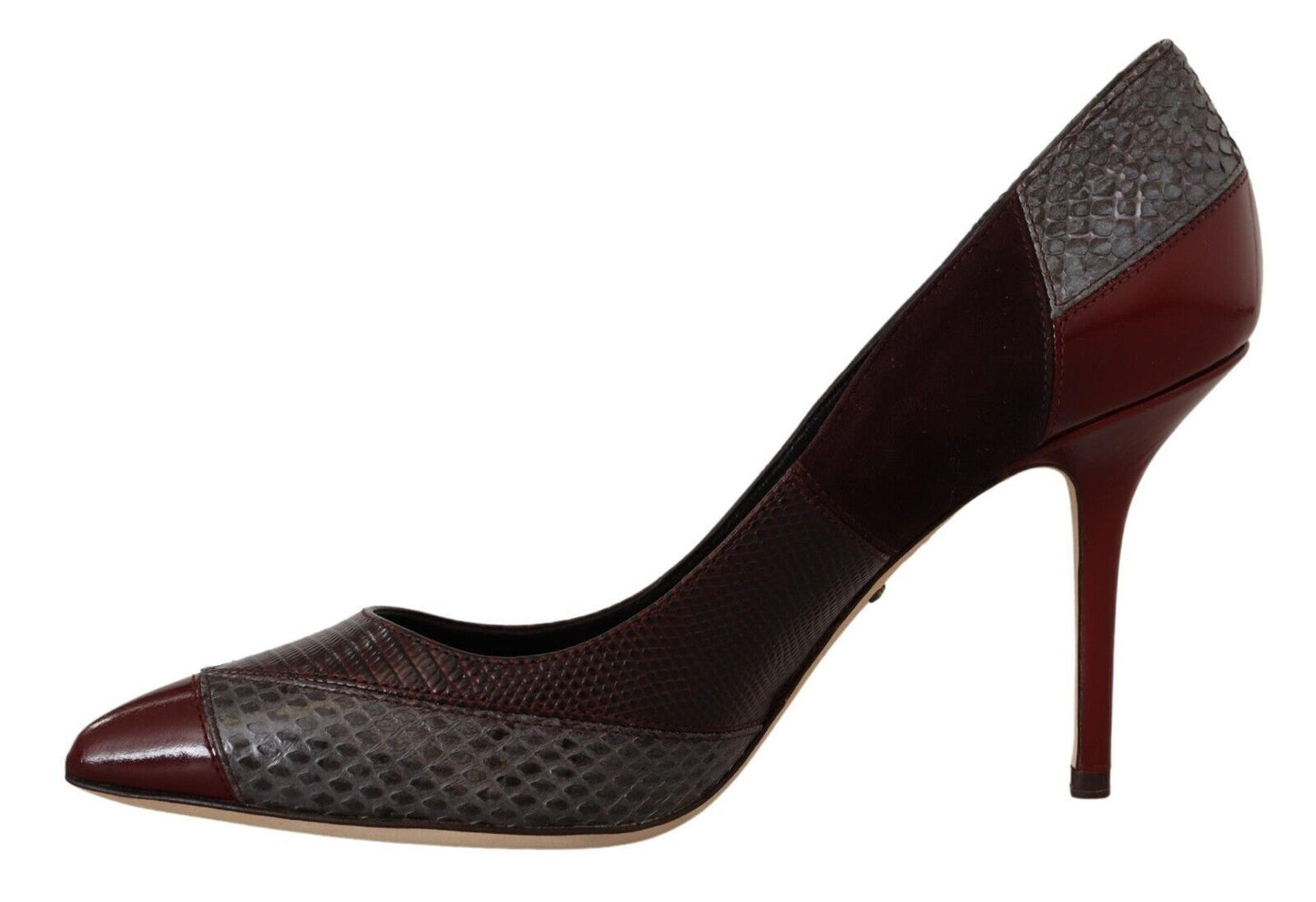 Dolce & Gabbana Multicolor Exotic Leather Heels Pumps Schuhe