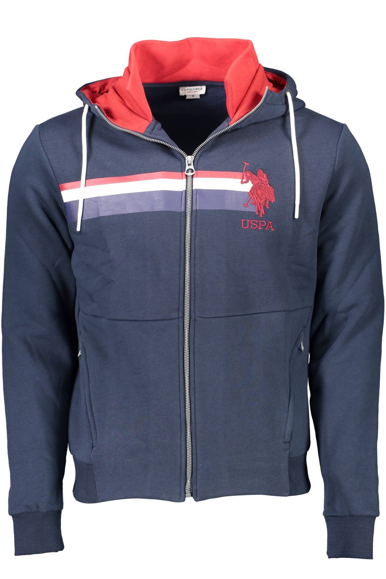 US POLO ASSN. Blauer Baumwollpullover für Herren