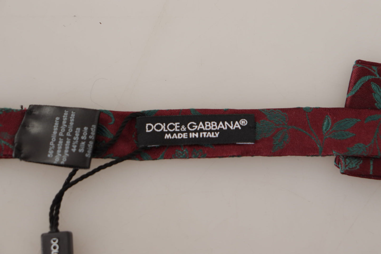 Dolce & Gabbana – Verstellbare Papillon-Fliege mit kastanienbraunem Muster