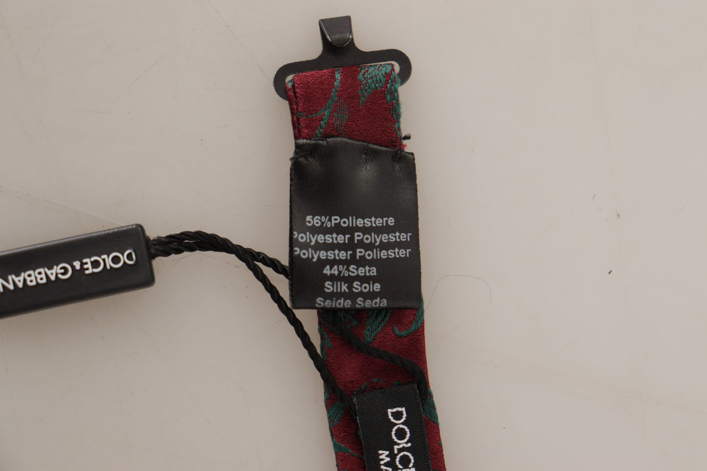 Dolce & Gabbana – Verstellbare Papillon-Fliege mit kastanienbraunem Muster