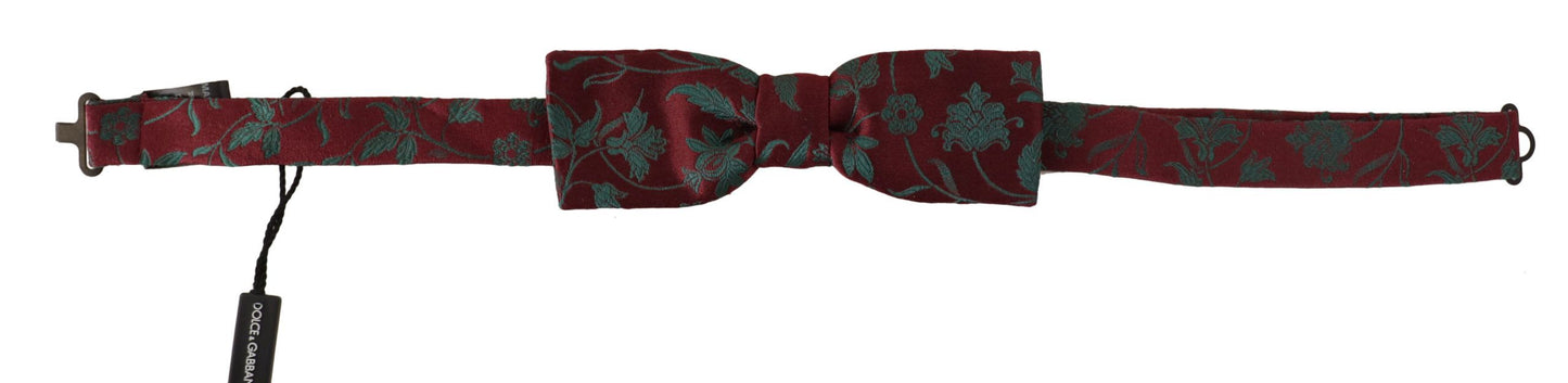 Dolce & Gabbana – Verstellbare Papillon-Fliege mit kastanienbraunem Muster