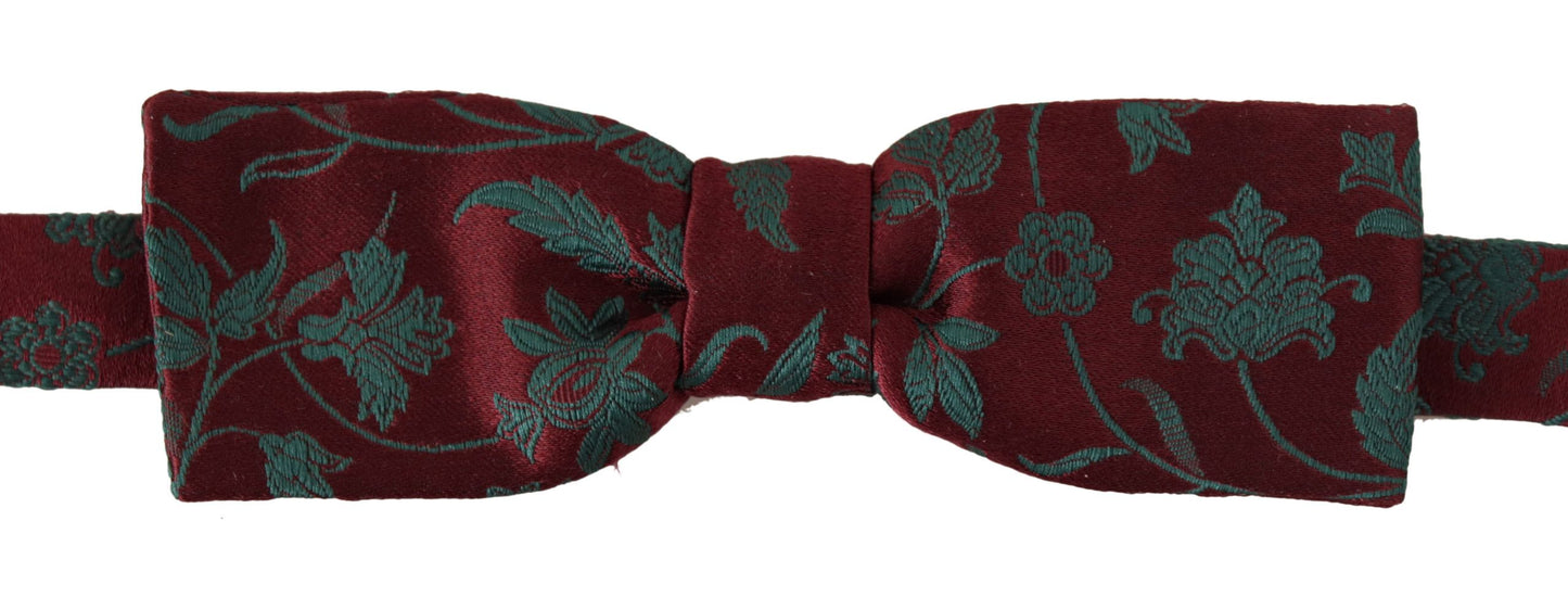 Dolce & Gabbana – Verstellbare Papillon-Fliege mit kastanienbraunem Muster