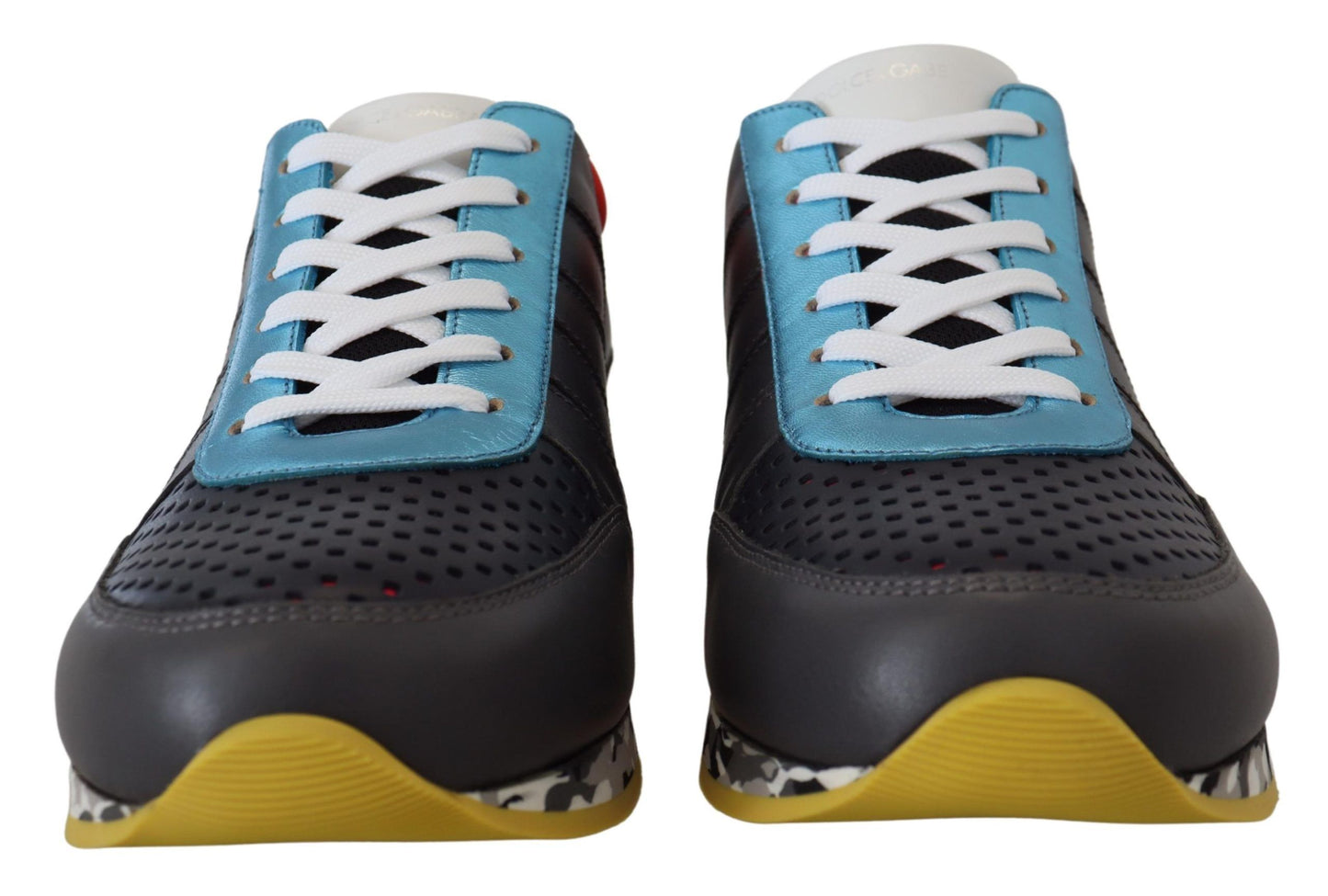 Dolce & Gabbana Mehrfarbige Sport-Sneaker mit niedrigem Schaft