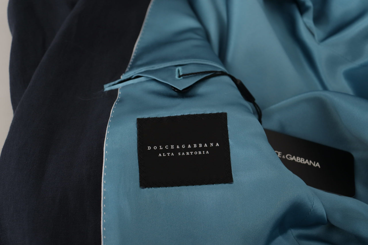 Dolce & Gabbana Dunkelblauer ALTA SARTORIA Jacken-Mantel-Blazer