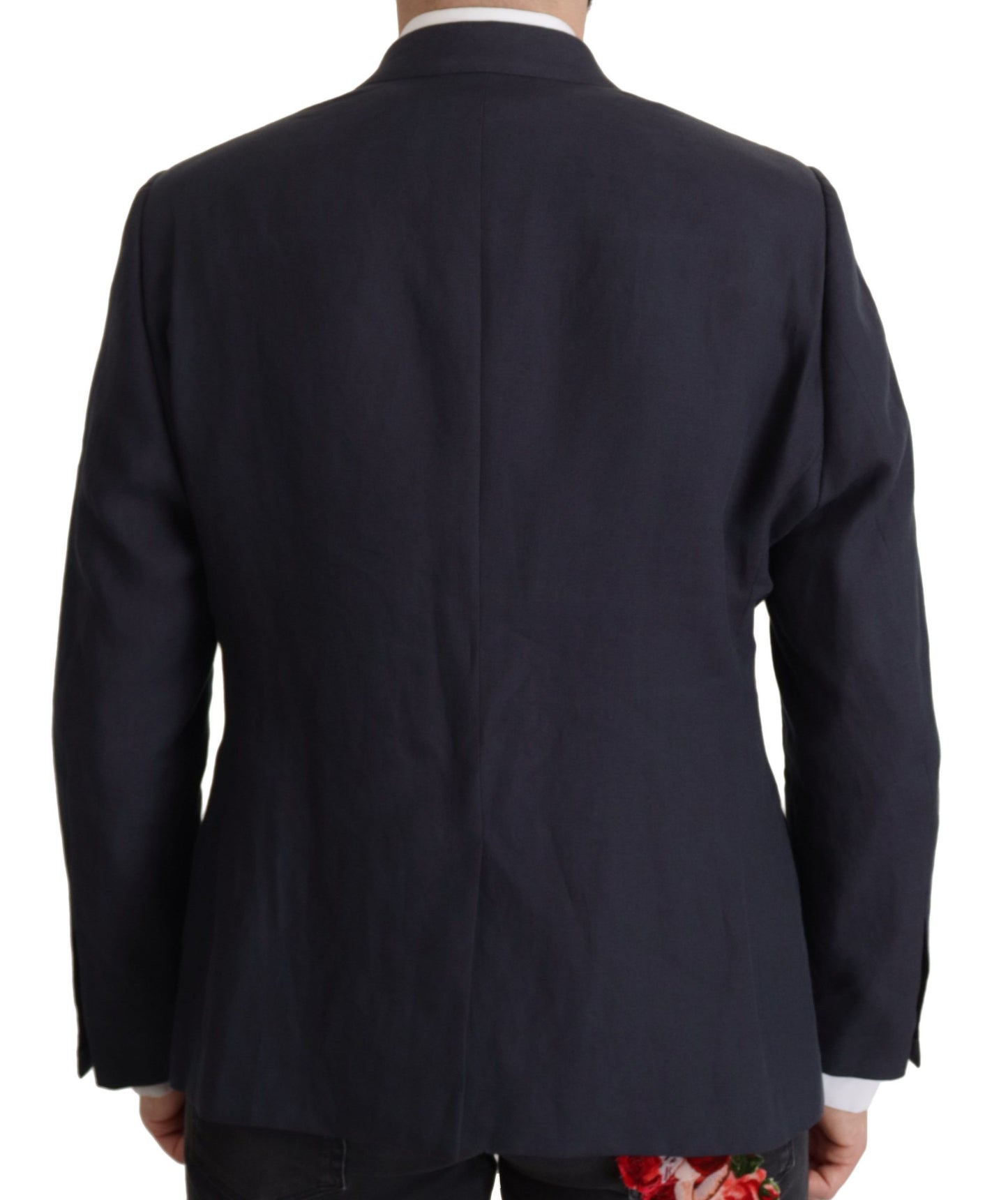 Dolce & Gabbana Dunkelblauer ALTA SARTORIA Jacken-Mantel-Blazer