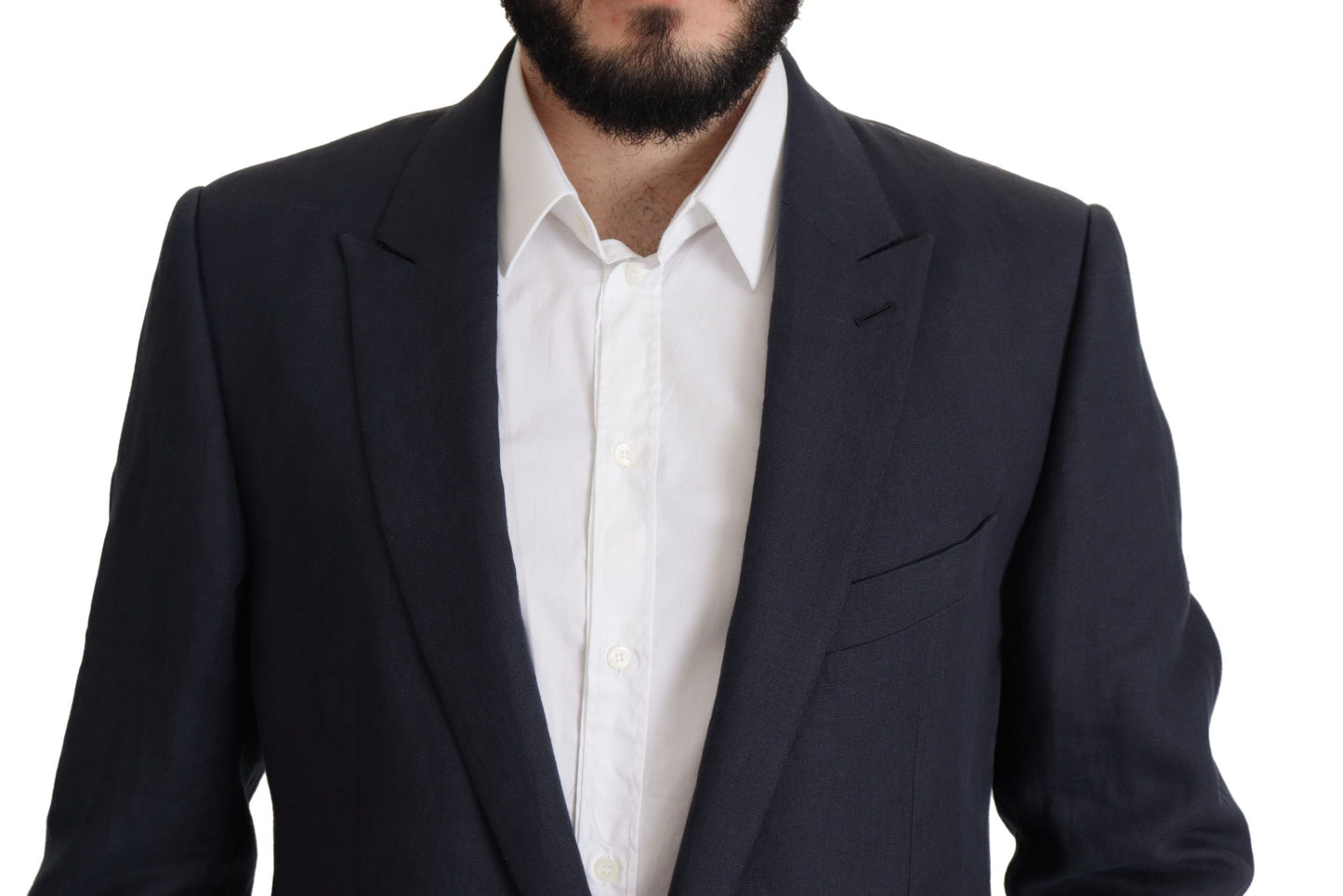 Dolce & Gabbana Dunkelblauer ALTA SARTORIA Jacken-Mantel-Blazer