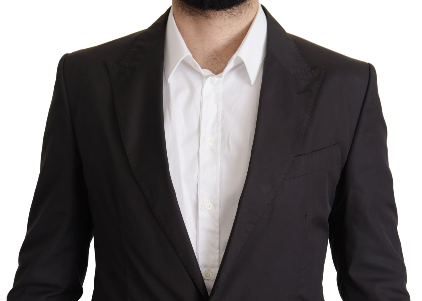 Dolce & Gabbana Schwarzer einreihiger TAORMINA-Blazer