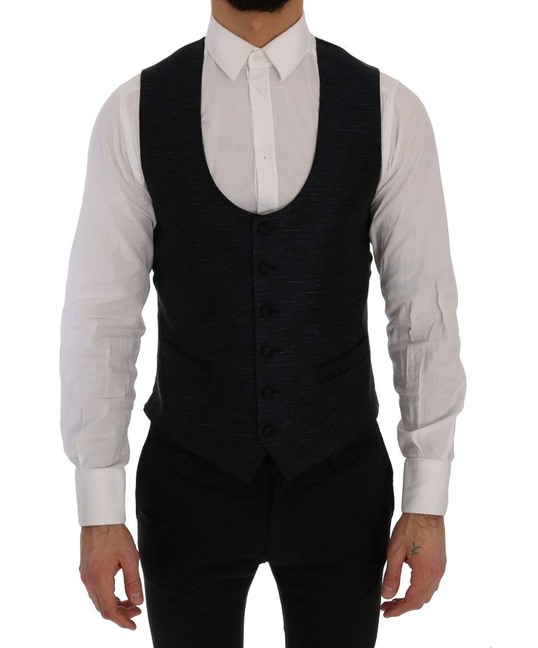 Dolce & Gabbana – Blauer MARTINI – Schmaler, zweiteiliger Blazer