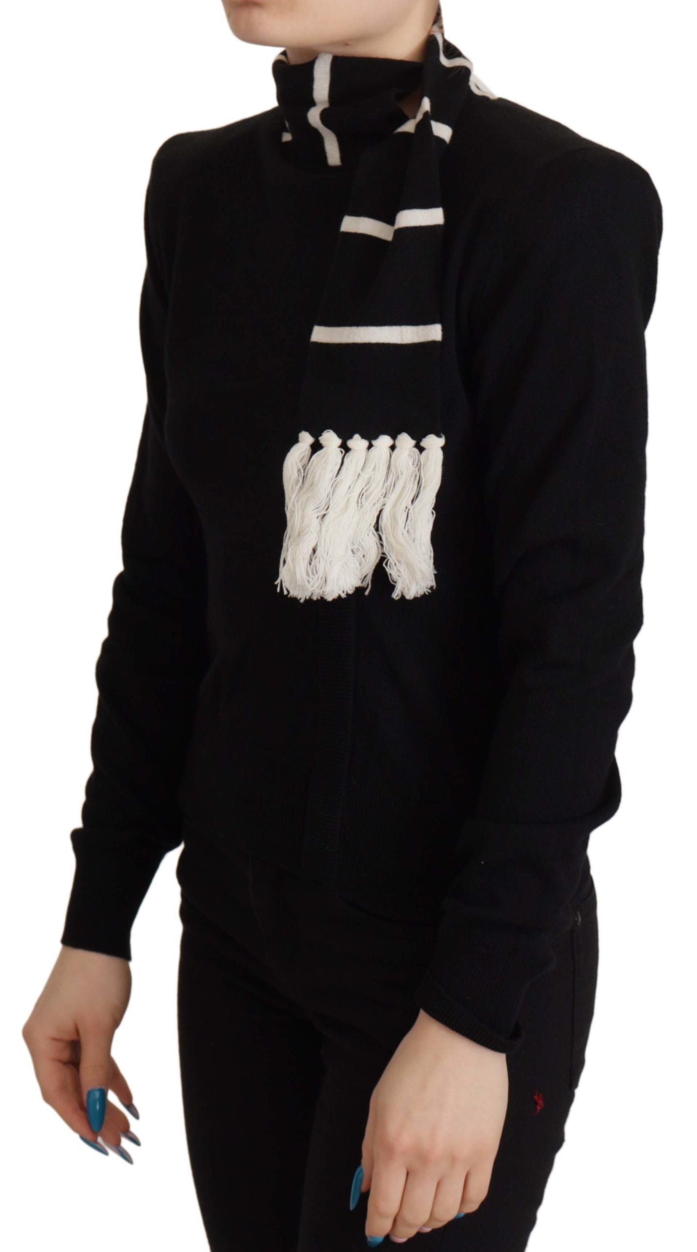 Dolce & Gabbana – Schwarzer Rollkragenpullover aus Kaschmir